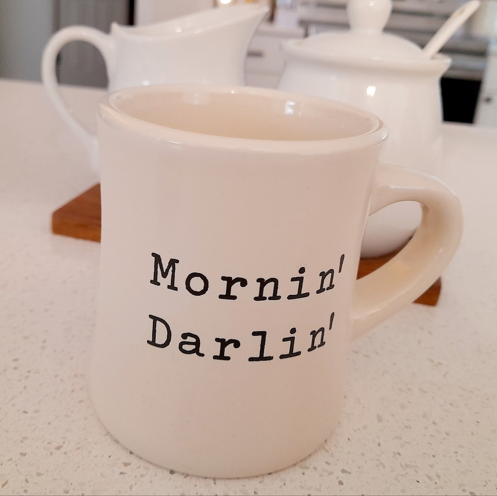 MORNIN' DARLIN' Superior Quality Stash Diner Mug Excellent